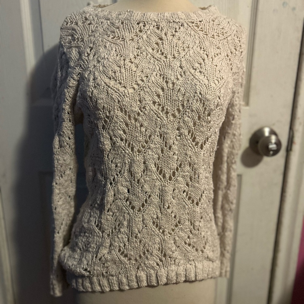 Dimond knitted Cream Sweater